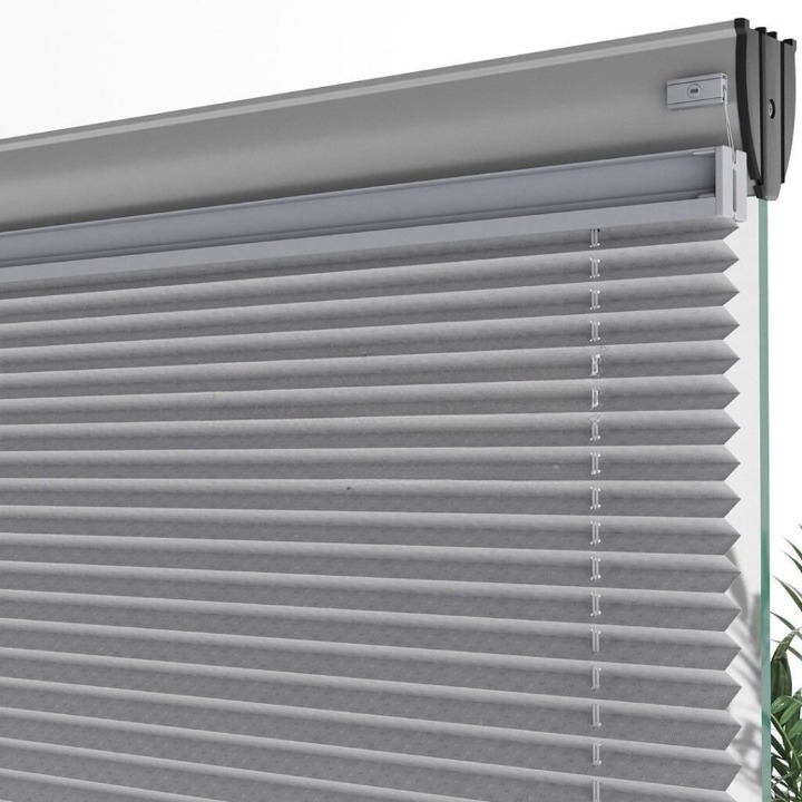 16 MM Touch Series Grey Pleated Blind