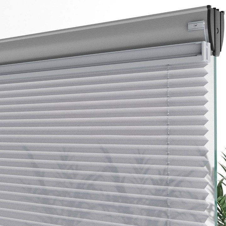 16 MM Diamond Series Grey Pleated Blind