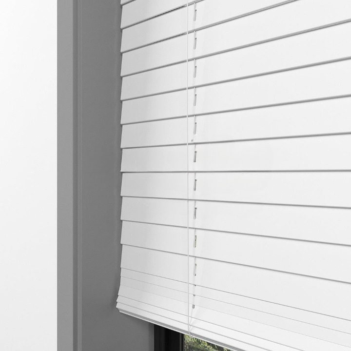 25mm White Basswood Blinds