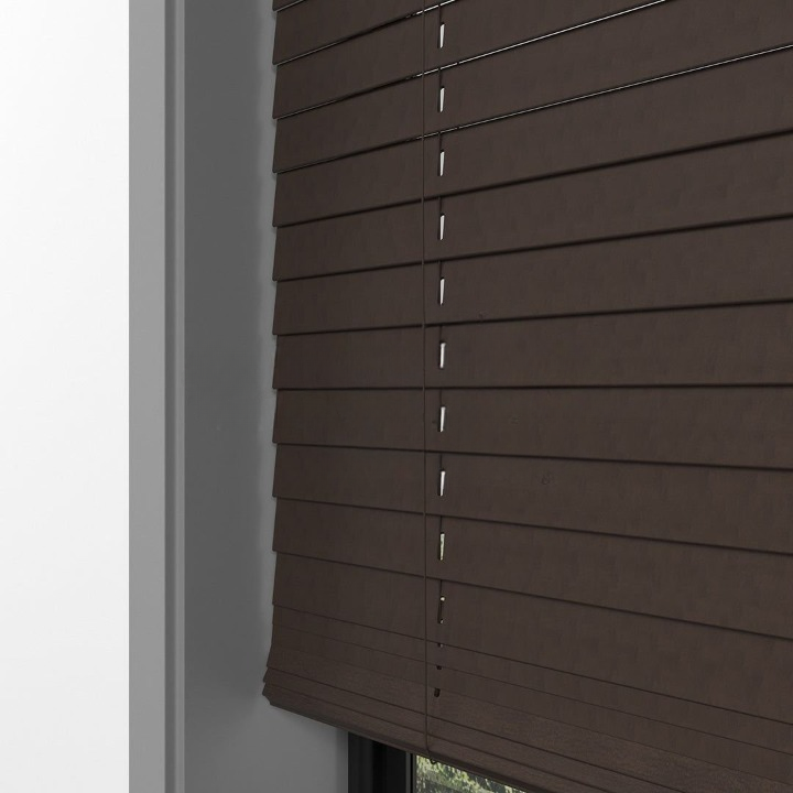 25mm Walnut Basswood Blinds