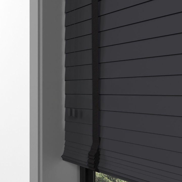 50mm Anthracite Basswood Blinds