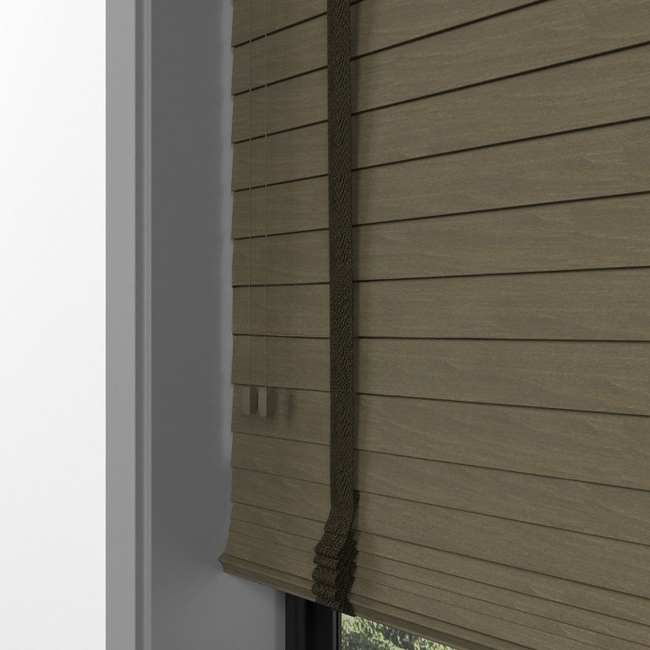 50mm Chestnut Basswood Blinds