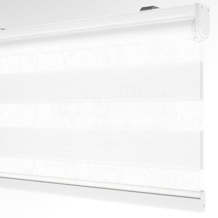 White Plain Zebra Roller Blind