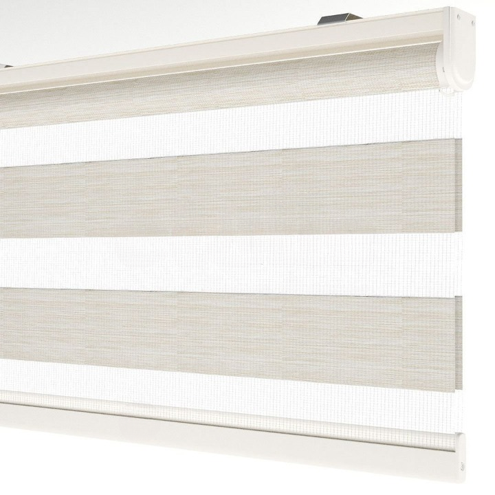 Cream Plain Zebra Roller Blind