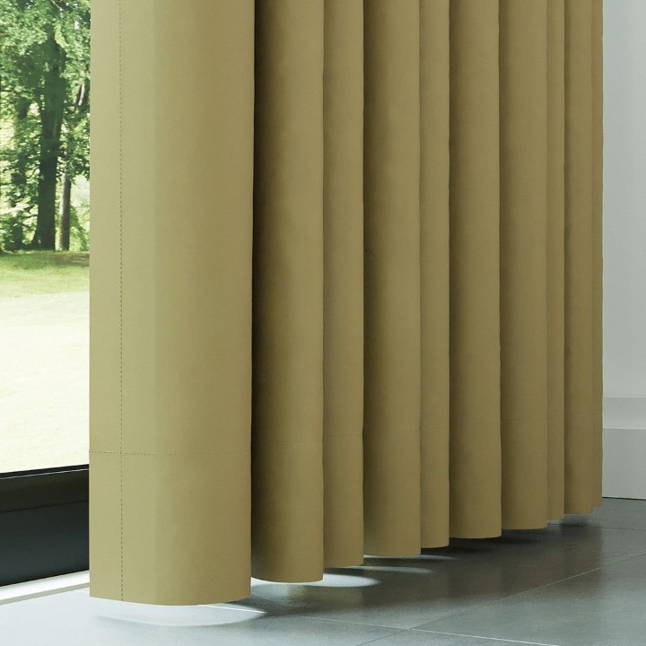 Mustard Yellow Thermal Insulated Blackout Curtains
