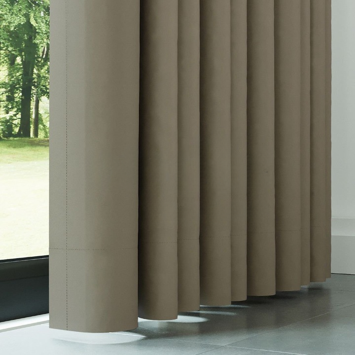 Dark Sand Thermal Insulated Blackout Curtains