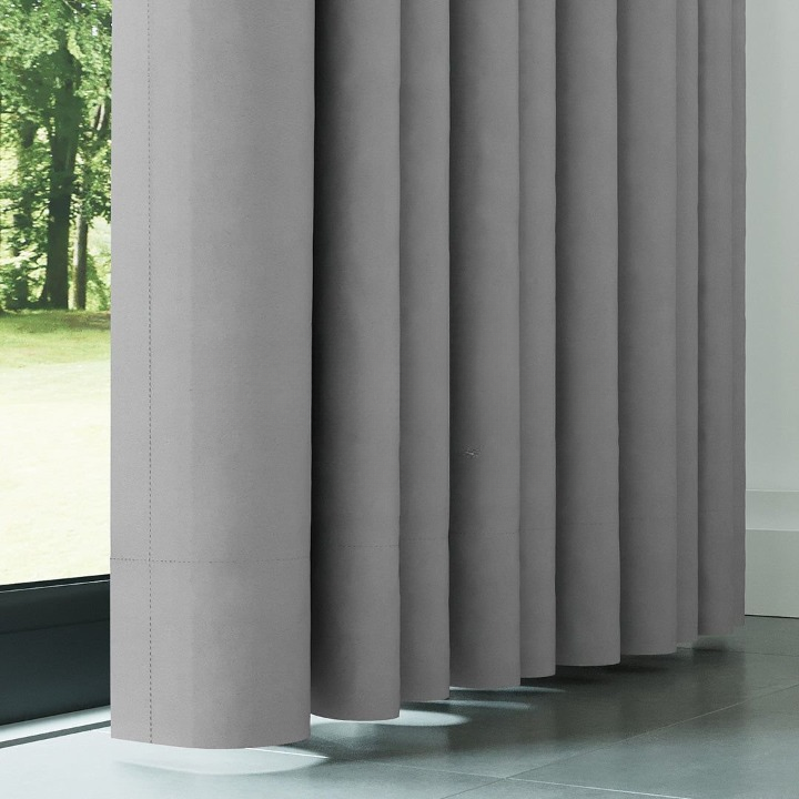 Platinum Grey Thermal Insulated Blackout Curtains