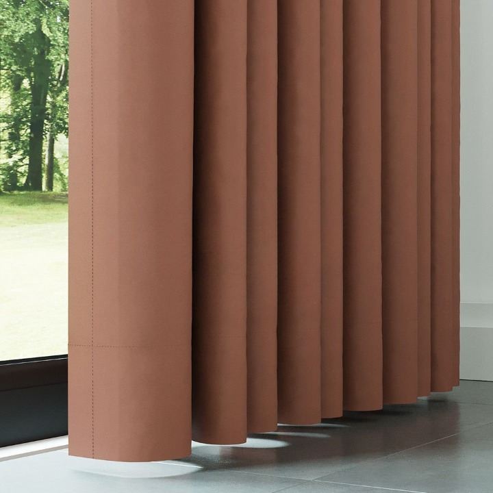 Burnt Orange Thermal Insulated Blackout Curtains