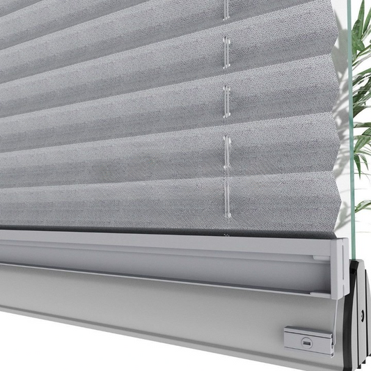 16 MM Blackout Gray Pleated Blind