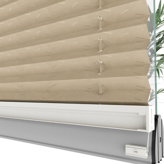 16 MM Blackout Begie Pleated Blind