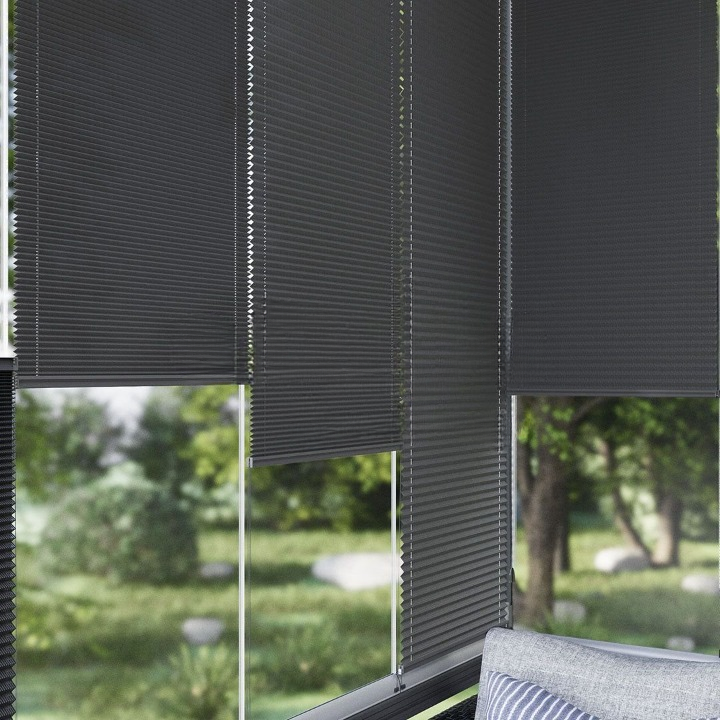 16 MM Touch Series Anthracite Pleated Blind