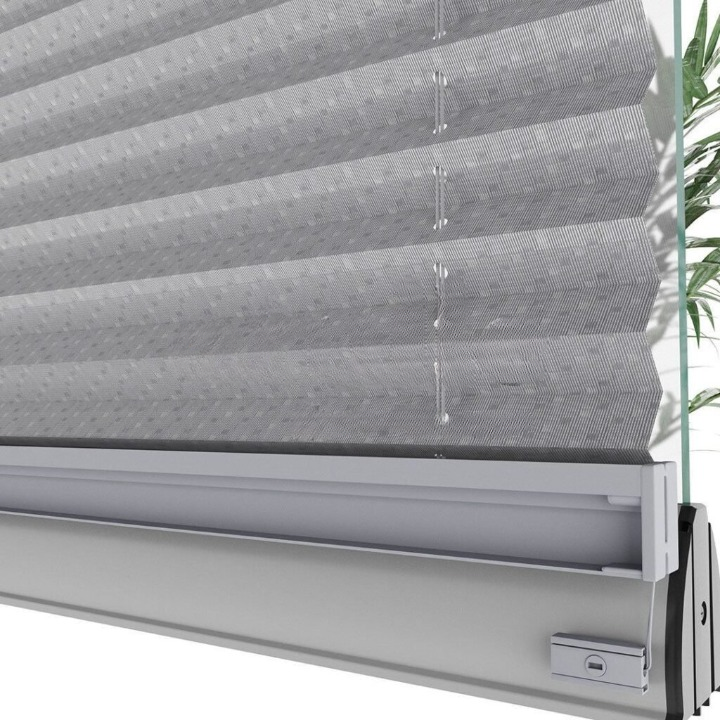 16 MM Touch Series Grey Pleated Blind