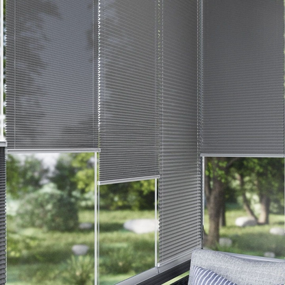 16 MM Touch Series Grey Pleated Blind