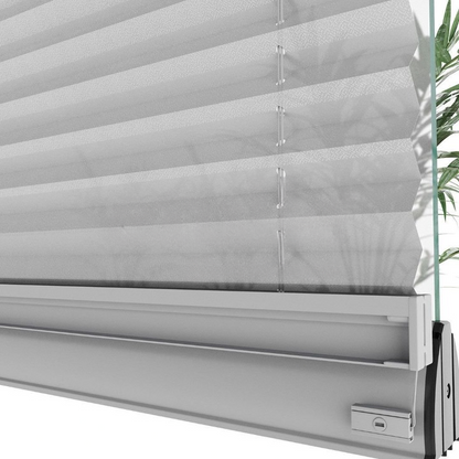16 MM Diamond Series Grey Pleated Blind