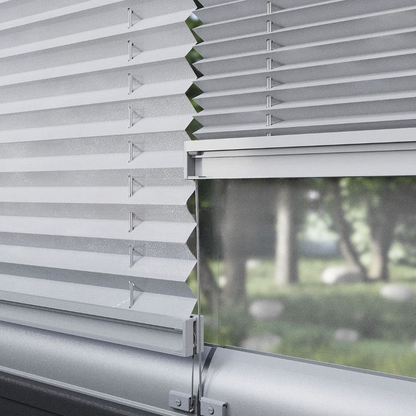 16 MM Diamond Series Grey Pleated Blind
