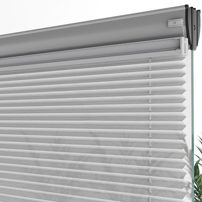 16 MM Diamond Series Grey Pleated Blind