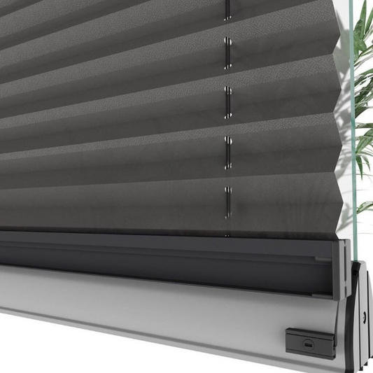 16 MM Diamond Series Anthracite Pleated Blind