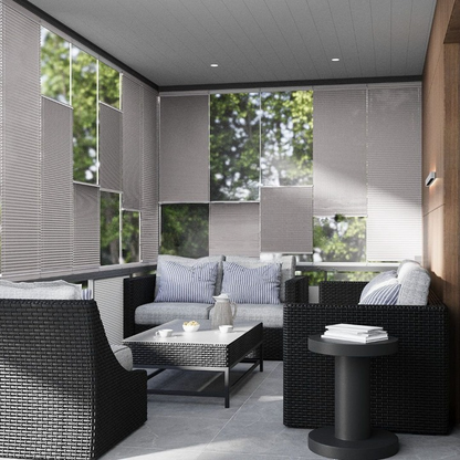 16 MM Diamond Series Light Misk Pleated Blind