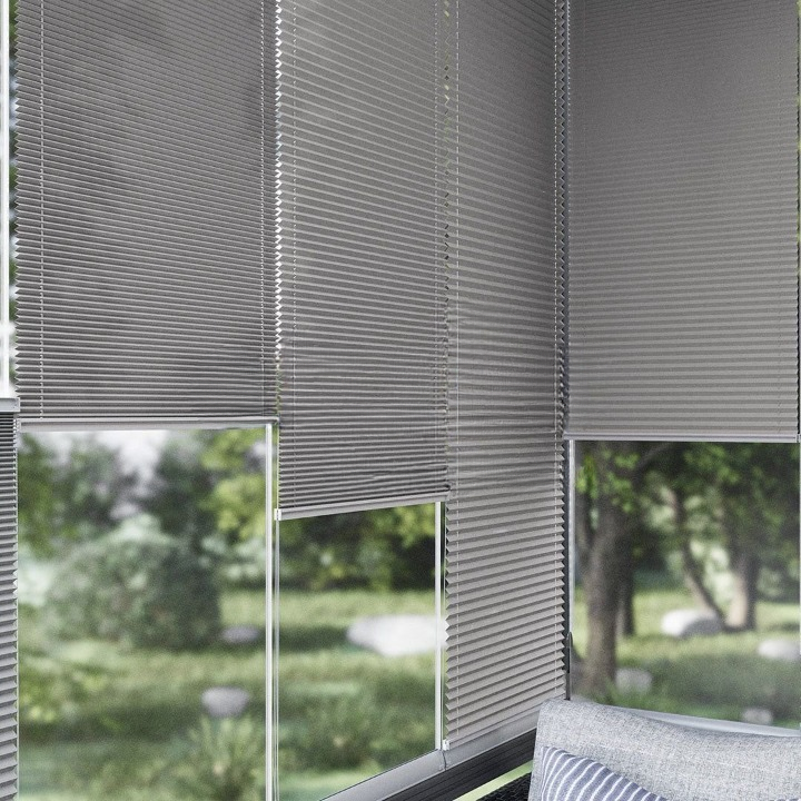 16 MM Diamond Series Light Misk Pleated Blind