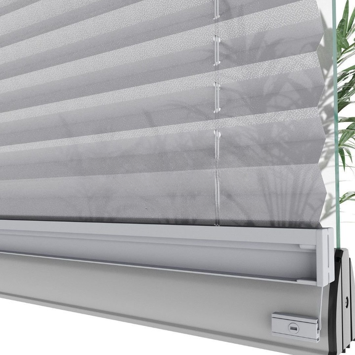 16 MM Diamond Series Grey Pleated Blind