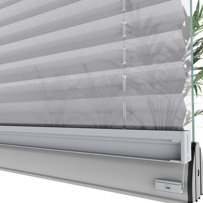 16 MM Diamond Series Grey Pleated Blind