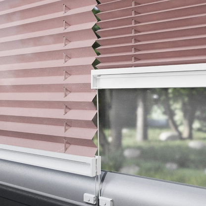 16 MM Diamond Series Pink Pleated Blind