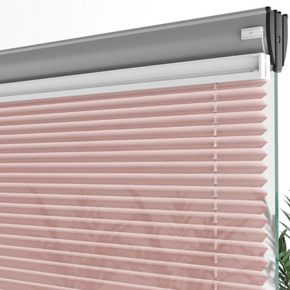 16 MM Diamond Series Pink Pleated Blind