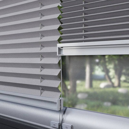 16 MM Grey Dimout Pleated Blind