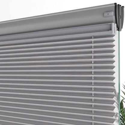 16 MM Grey Dimout Pleated Blind