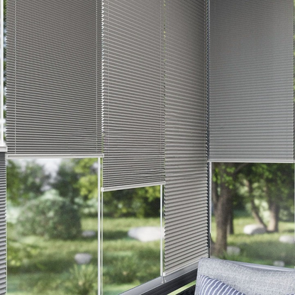 16 MM Cream Dimout Pleated Blind
