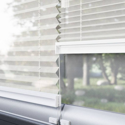 16 MM Ecru Sheer Pleated Blind