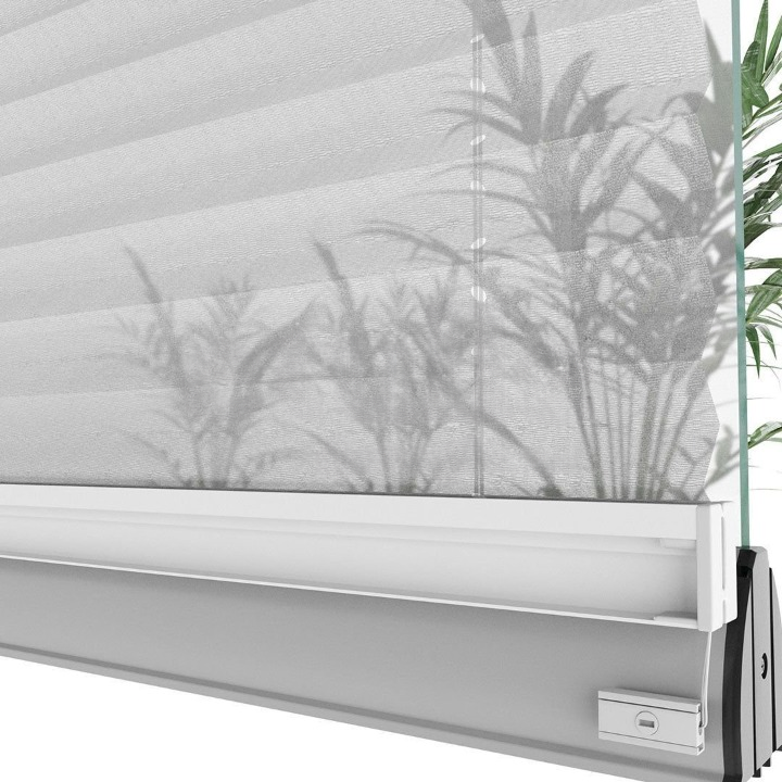 16 MM Grey Sheer Pleated Blind