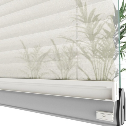16 MM Cream Sheer Pleated Blind