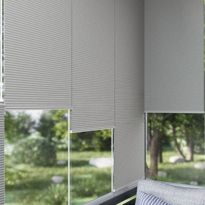 20 MM Honeycomb Grey Pleated Blind