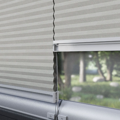 20 MM Honeycomb Grey Pleated Blind