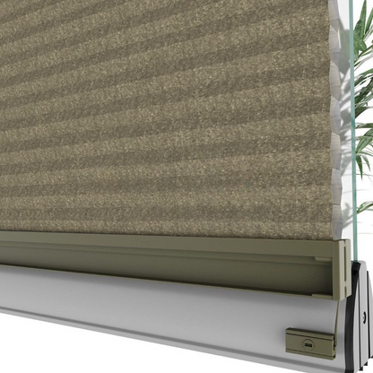 20 MM Honeycomb Brown Pleated Blind