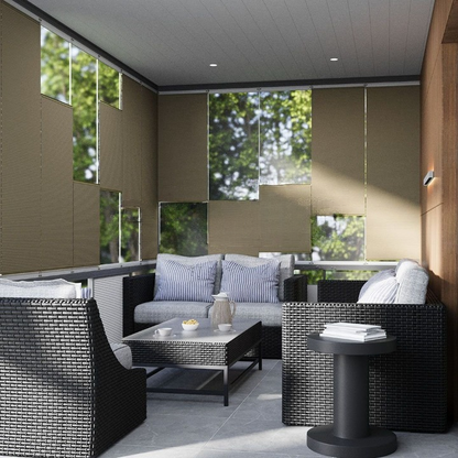 20 MM Honeycomb Brown Pleated Blind