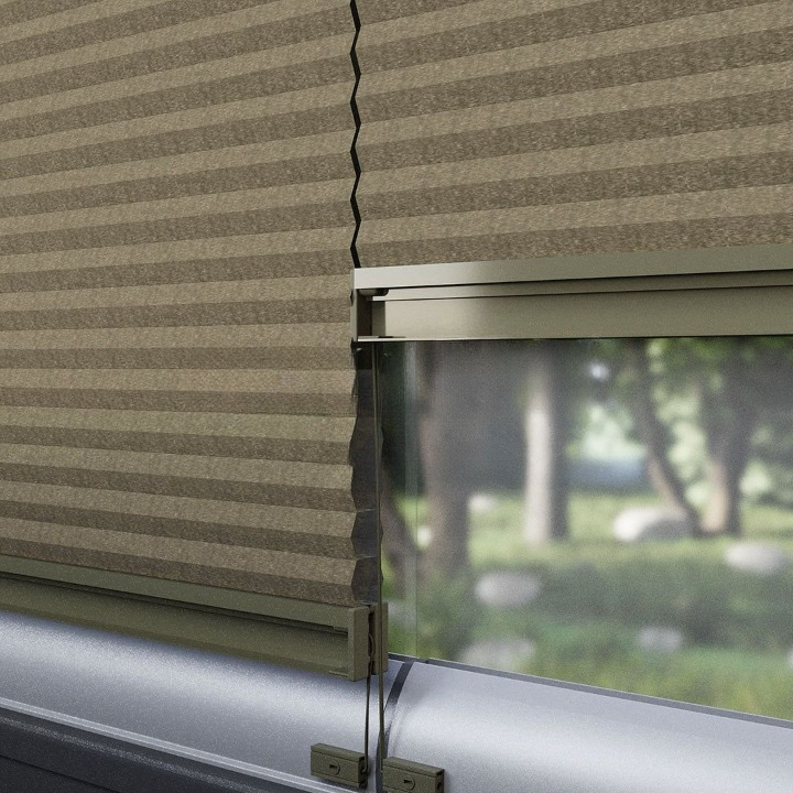 20 MM Honeycomb Brown Pleated Blind