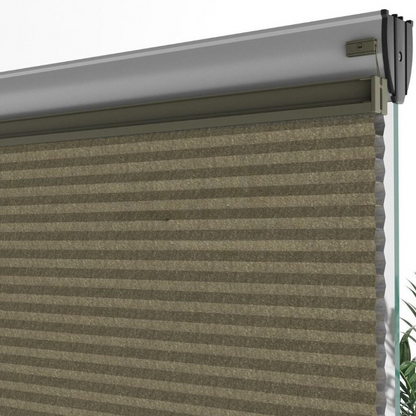 20 MM Honeycomb Brown Pleated Blind
