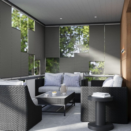 20 MM Honeycomb Dark Grey Pleated Blind