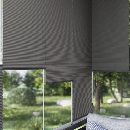 20 MM Honeycomb Dark Grey Pleated Blind
