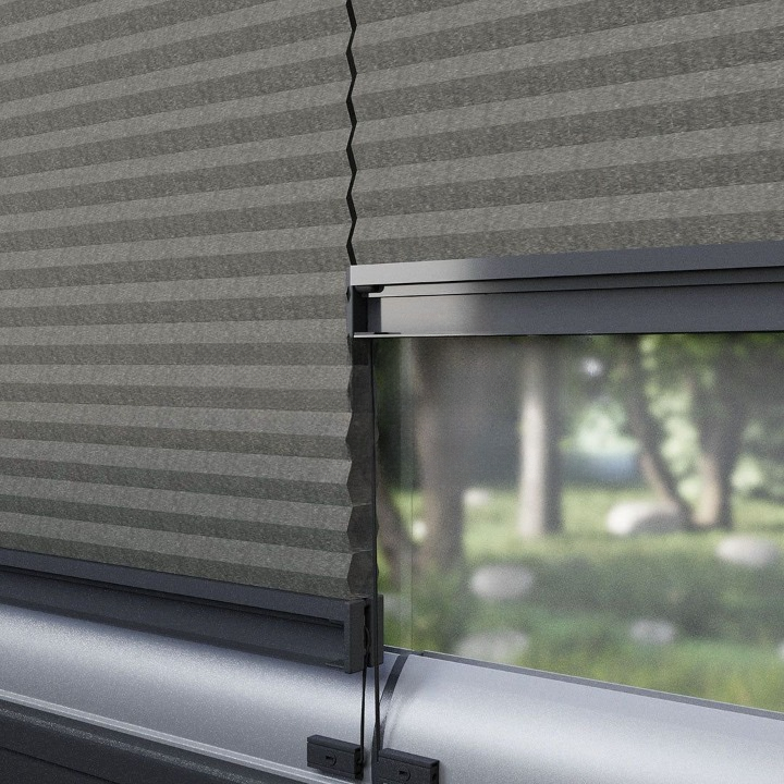 20 MM Honeycomb Dark Grey Pleated Blind