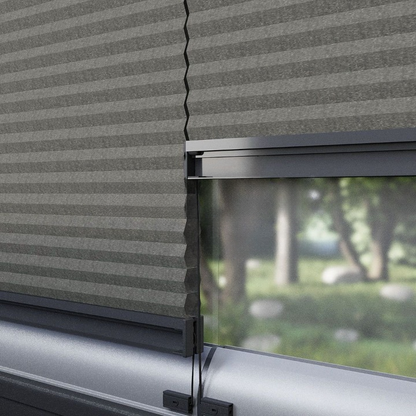 20 MM Honeycomb Dark Grey Pleated Blind