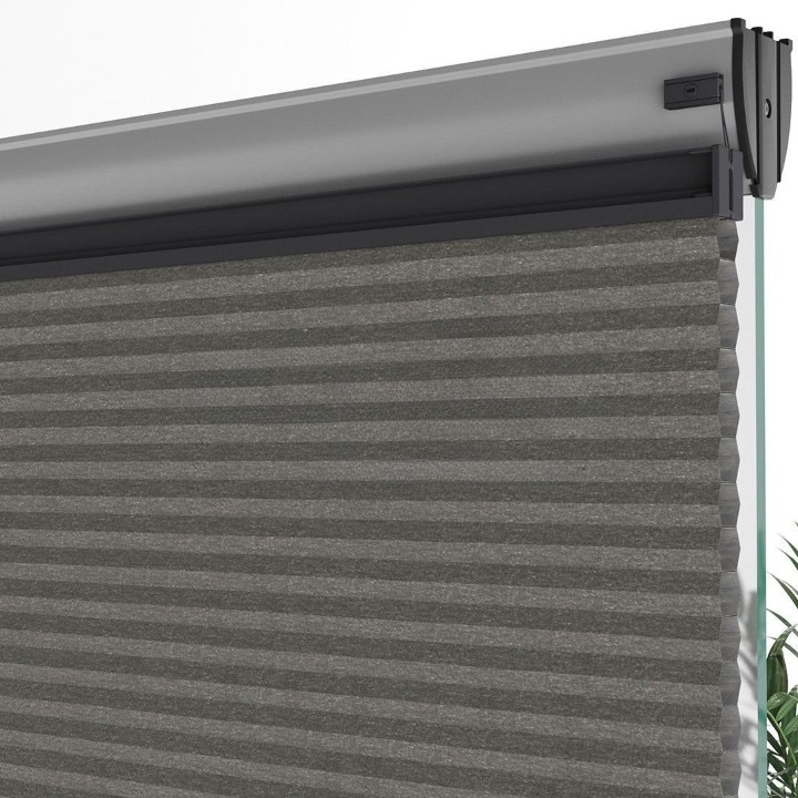 20 MM Honeycomb Dark Grey Pleated Blind