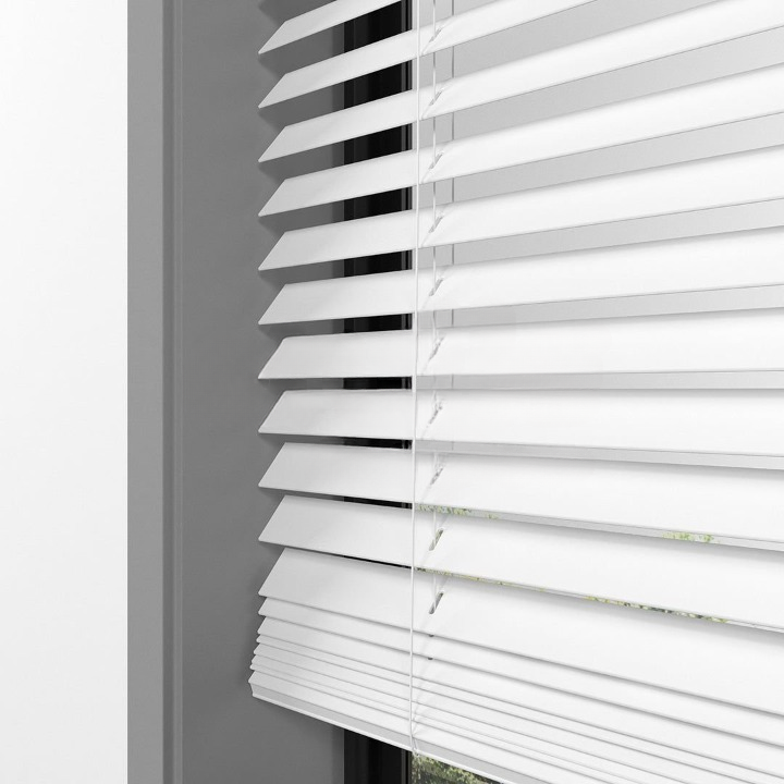 25mm White Basswood Blinds