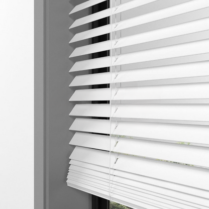 25mm White Basswood Blinds