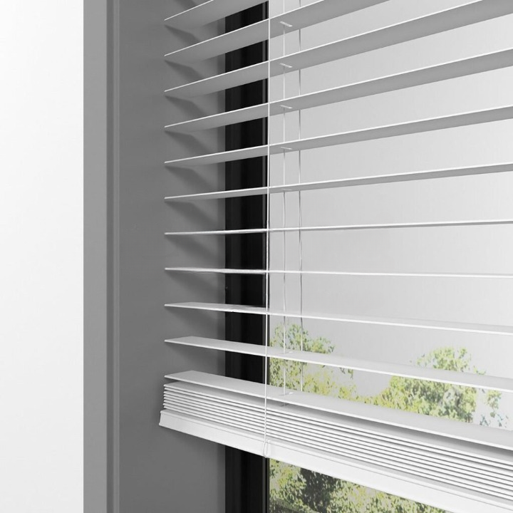 25mm White Basswood Blinds