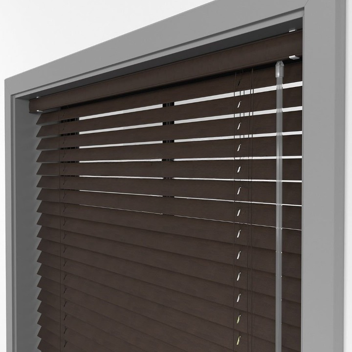 25mm Walnut Basswood Blinds