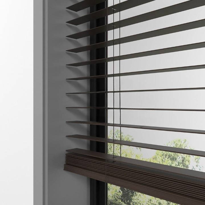 25mm Walnut Basswood Blinds