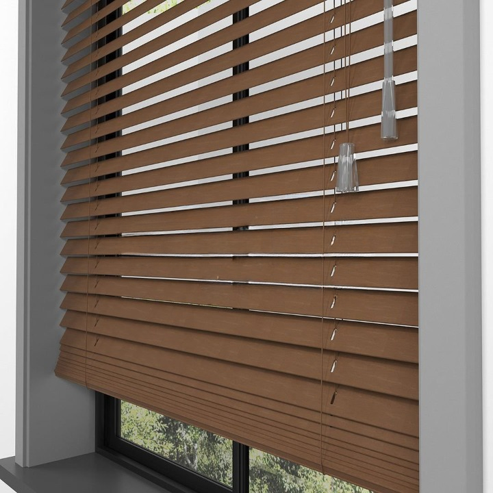 25mm Cherry Basswood Blinds